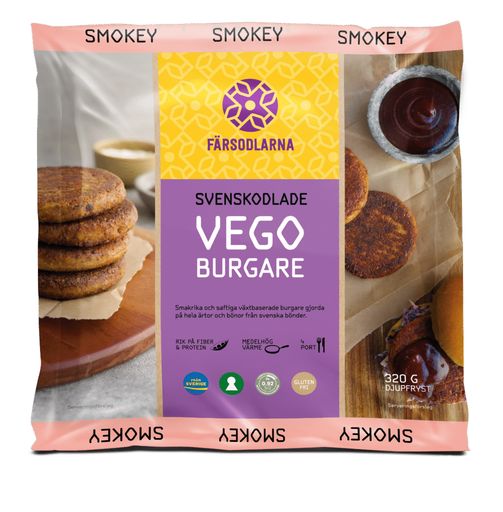 Svenskodlade Vegoburgare Smokey