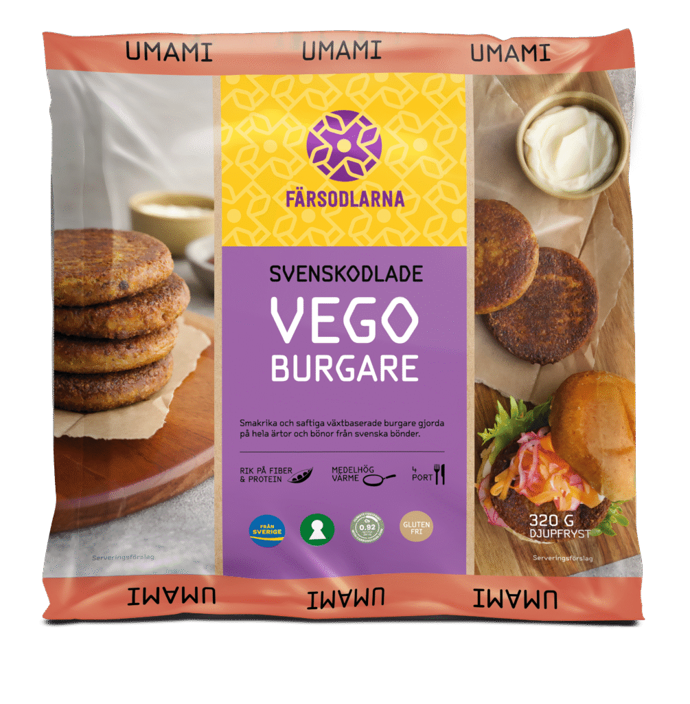 Svenskodlade Vegoburgare Umami